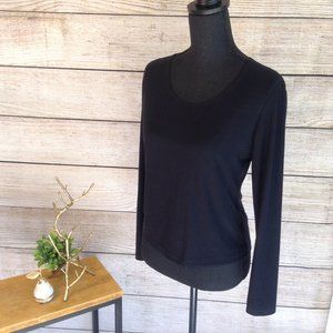 George Black Long Sleeve Blouse